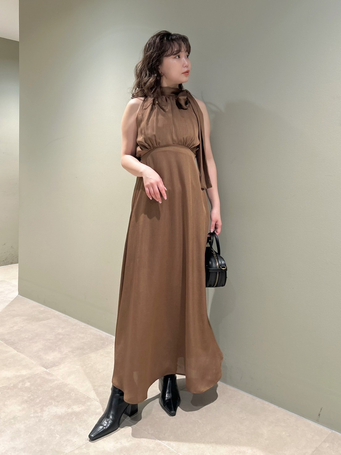 2wayアメスリフレアドレス リリーブラウン 新品 ワンピースLilybrown 2wayアメスリフレアドレス(ドレス)|ワンピース|LILY BROWN