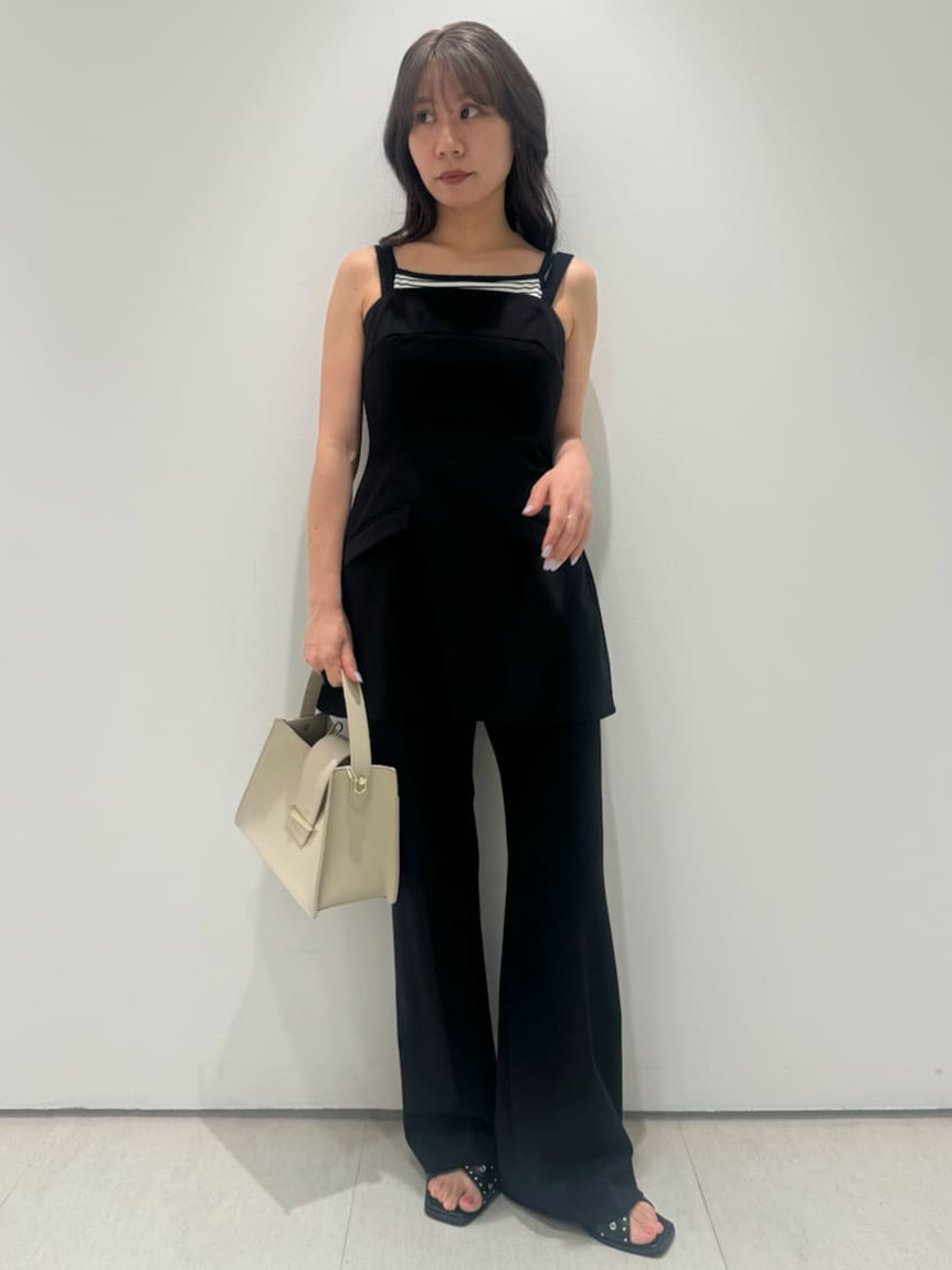 【かわいい⭐Lily Brown】赤　レース　オールインワン　サイズ0 かわいい⭐Lily Brown】赤レースオールインワンサイズ0