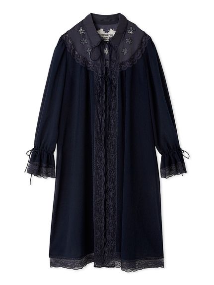 LILY BROWN　フリル袖切り替えドレス　ロングワンピース 楽天市場】【SALE／40%OFF】フリル袖切り替えドレス LILY BROWN