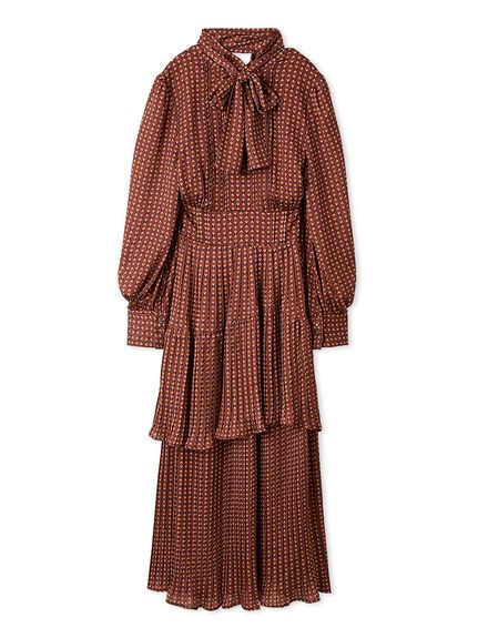 【限定品】リリーブラウン　リミテッドカラードレス　ロングワンピース　ボウタイ LILY BROWN（リリーブラウン）の「ボウタイロングワンピース