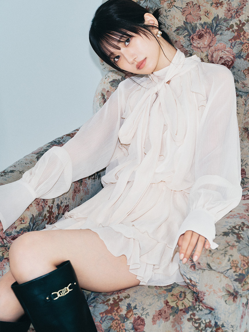 ドレープフリルセットアップ(セットアップアイテム)｜LILY BROWN