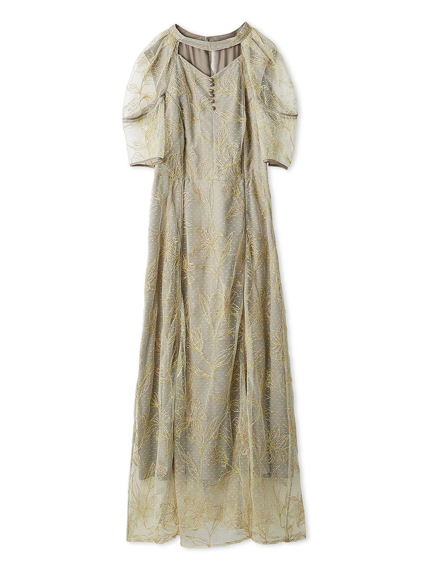 チュールエンブロイダリードレス(ドレス)｜ワンピース｜LILY BROWN