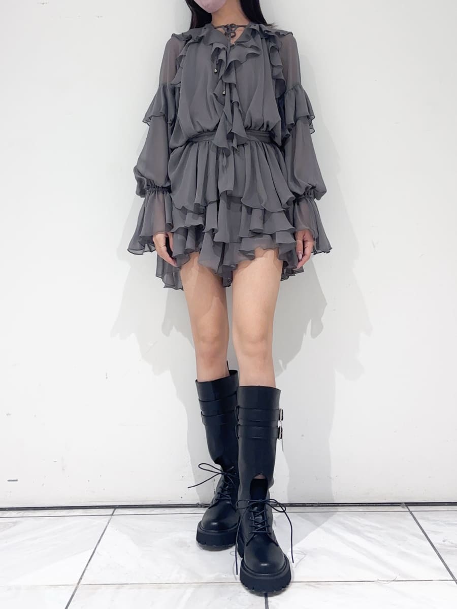 ドレープフリルセットアップ(セットアップアイテム)｜LILY BROWN