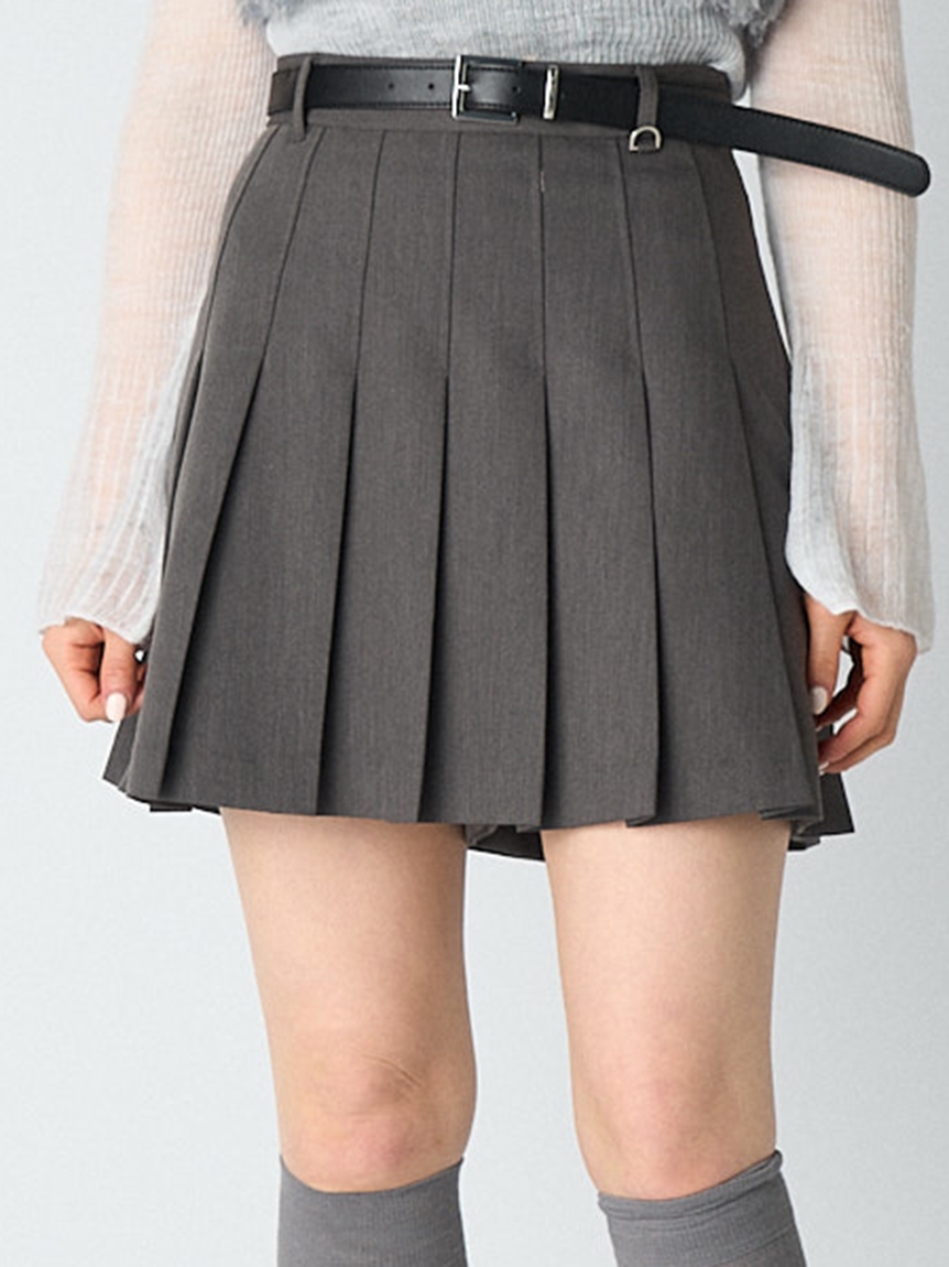 Coco check pleats skirt Andmarry スカート ANDMARY Coco check