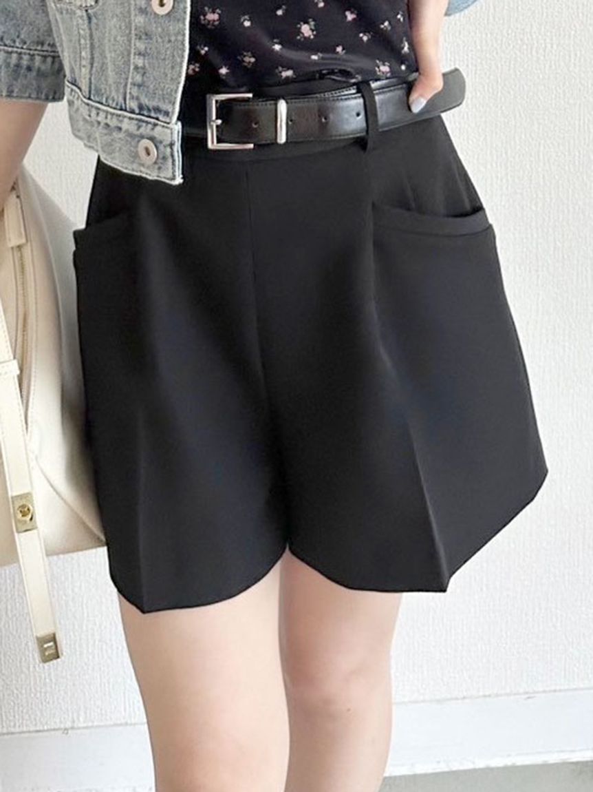 LILY BROWN（リリーブラウン）の「折り返しハイウエストパンツ