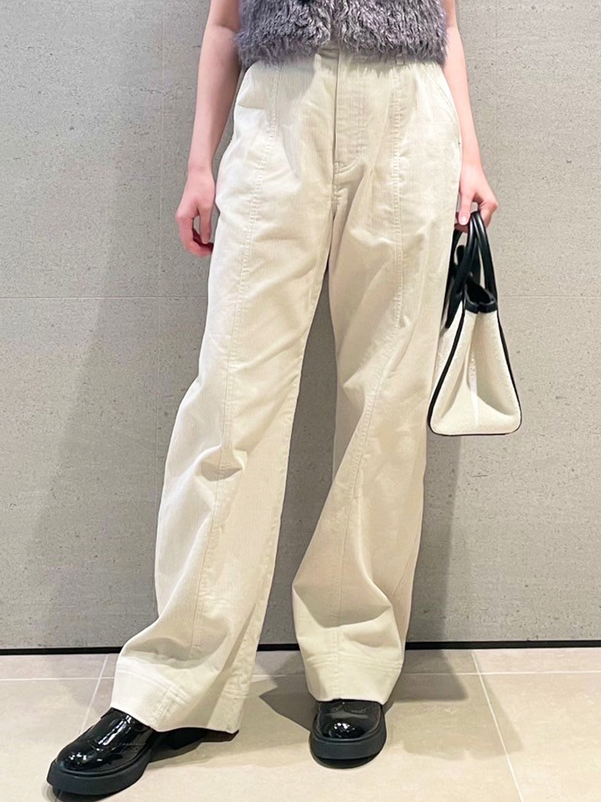 コーデュロイカーブパンツ(ロングパンツ)｜パンツ｜LILY BROWN（リリー