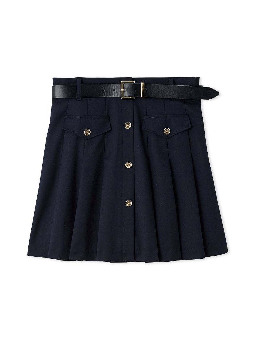 ベルト付きプリーツスカショーパン(Hearts2Hearts着用)(スカートパンツ