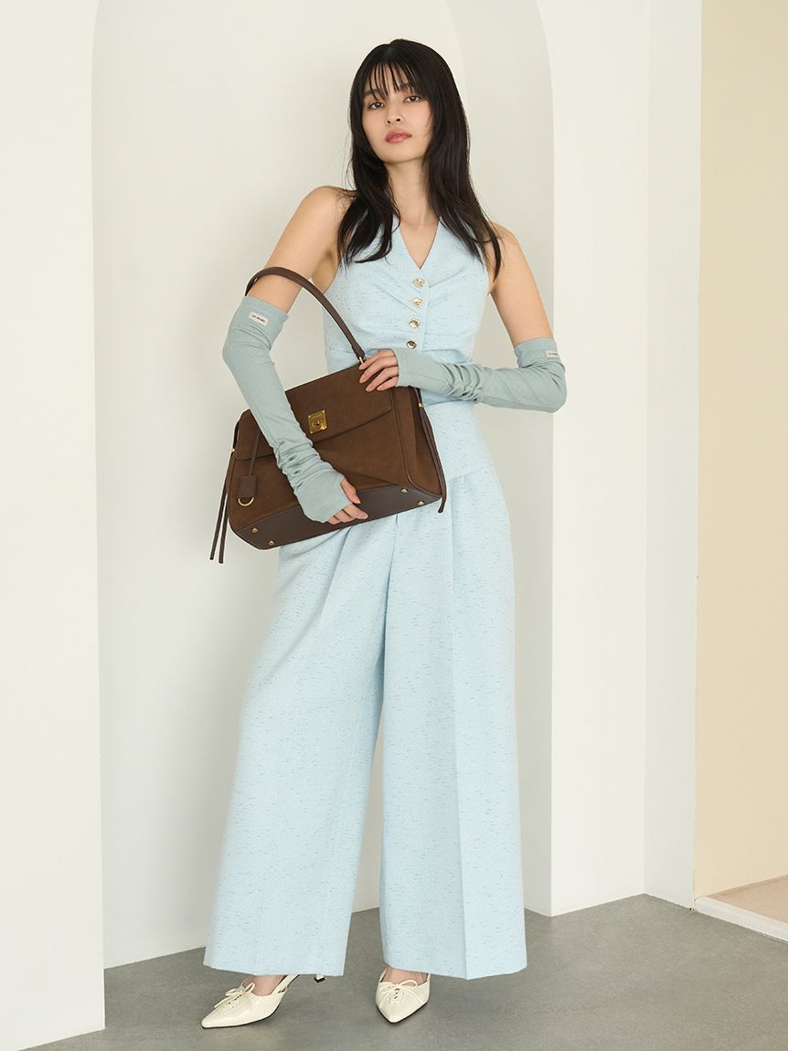 オーナメント釦2タックパンツ(ロングパンツ)｜パンツ｜LILY BROWN