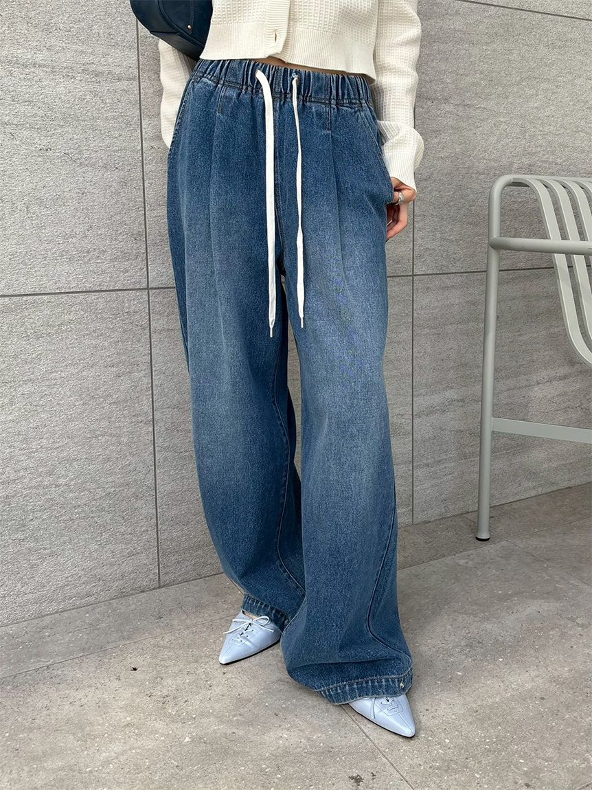 LILY BROWN ハーフスリーブデニムジャケットデニムワイドパンツ LILY BROWN（リリーブラウン）の「ハーフスリーブデニムジャケット