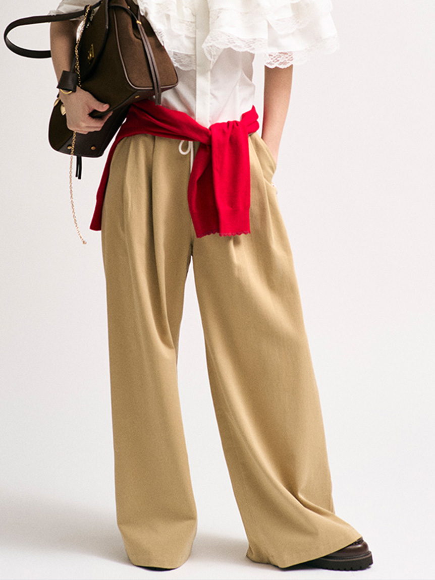 2タックワイドパンツ