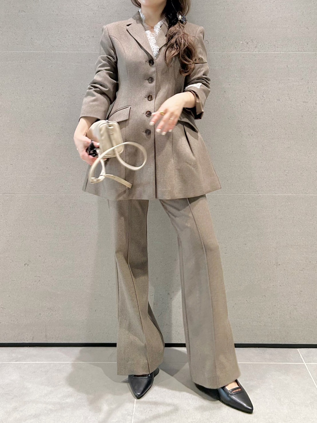 センターラインフレアパンツ(ロングパンツ)｜パンツ｜LILY BROWN