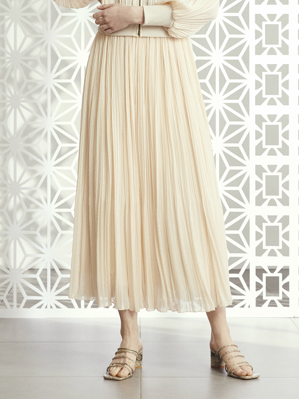 ジャガードプリーツスカート フレアスカート スカート Lily Brown リリーブラウン の通販サイト 公式