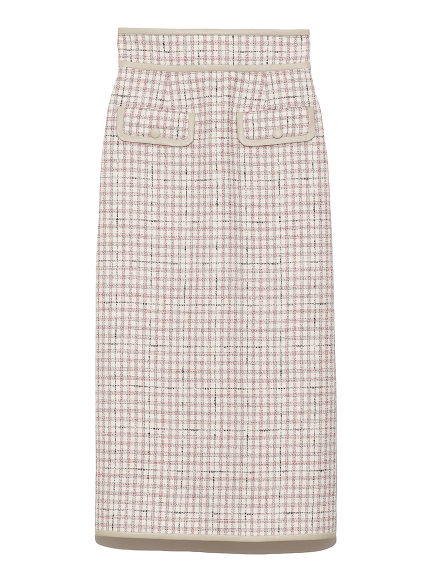 ツイードロングスカート