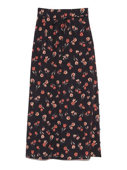 花柄ロングスカート