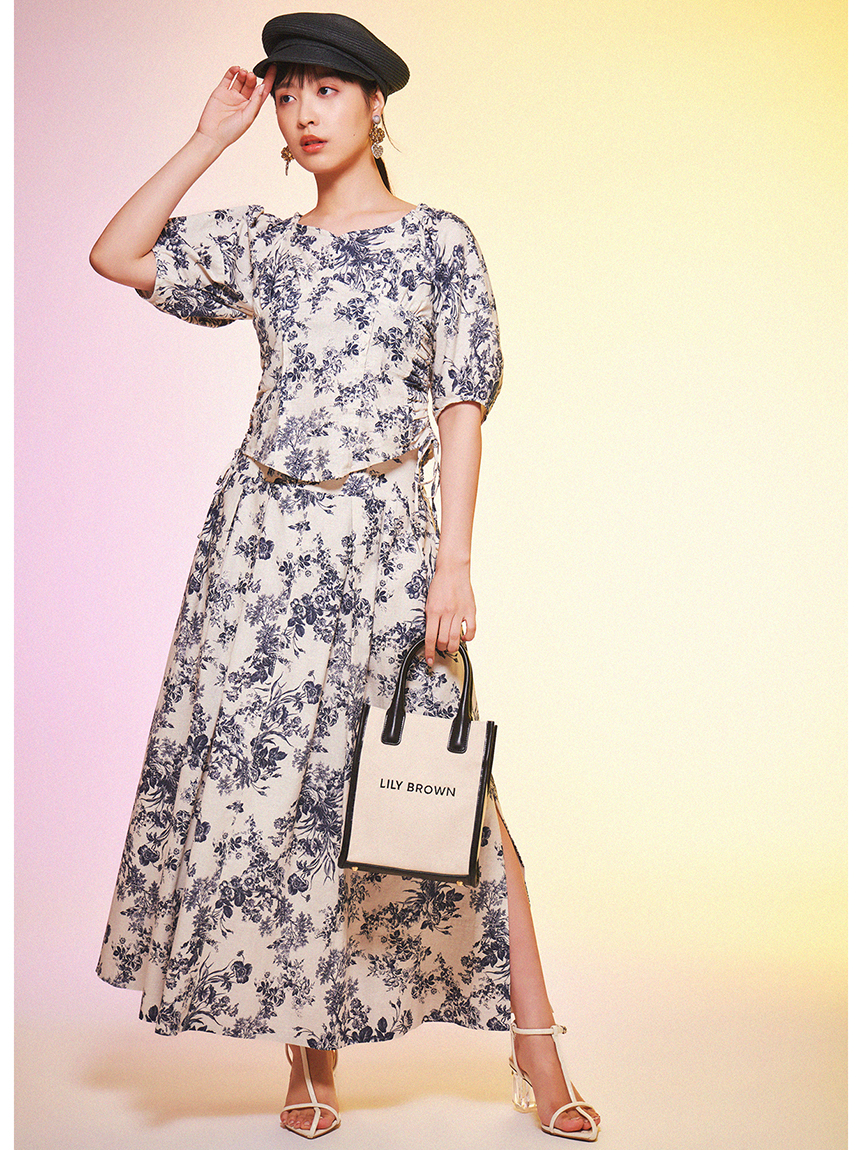 フラワージュイパターンロングスカート ロングスカート スカート Lily Brown リリーブラウン の通販サイト 公式