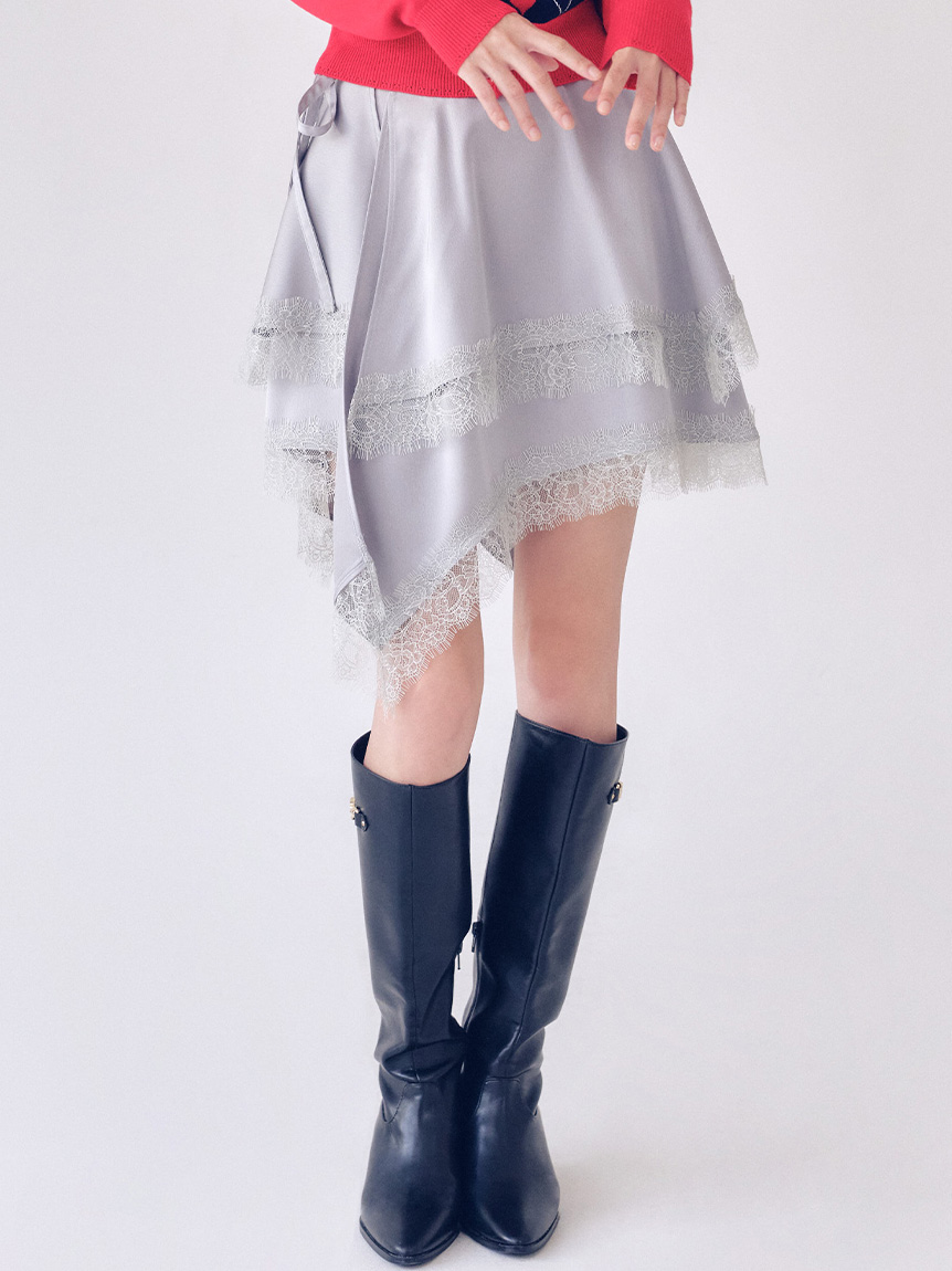 ヴィンテージサテンミニスカート(Hearts2Hearts着用)(ミニスカート