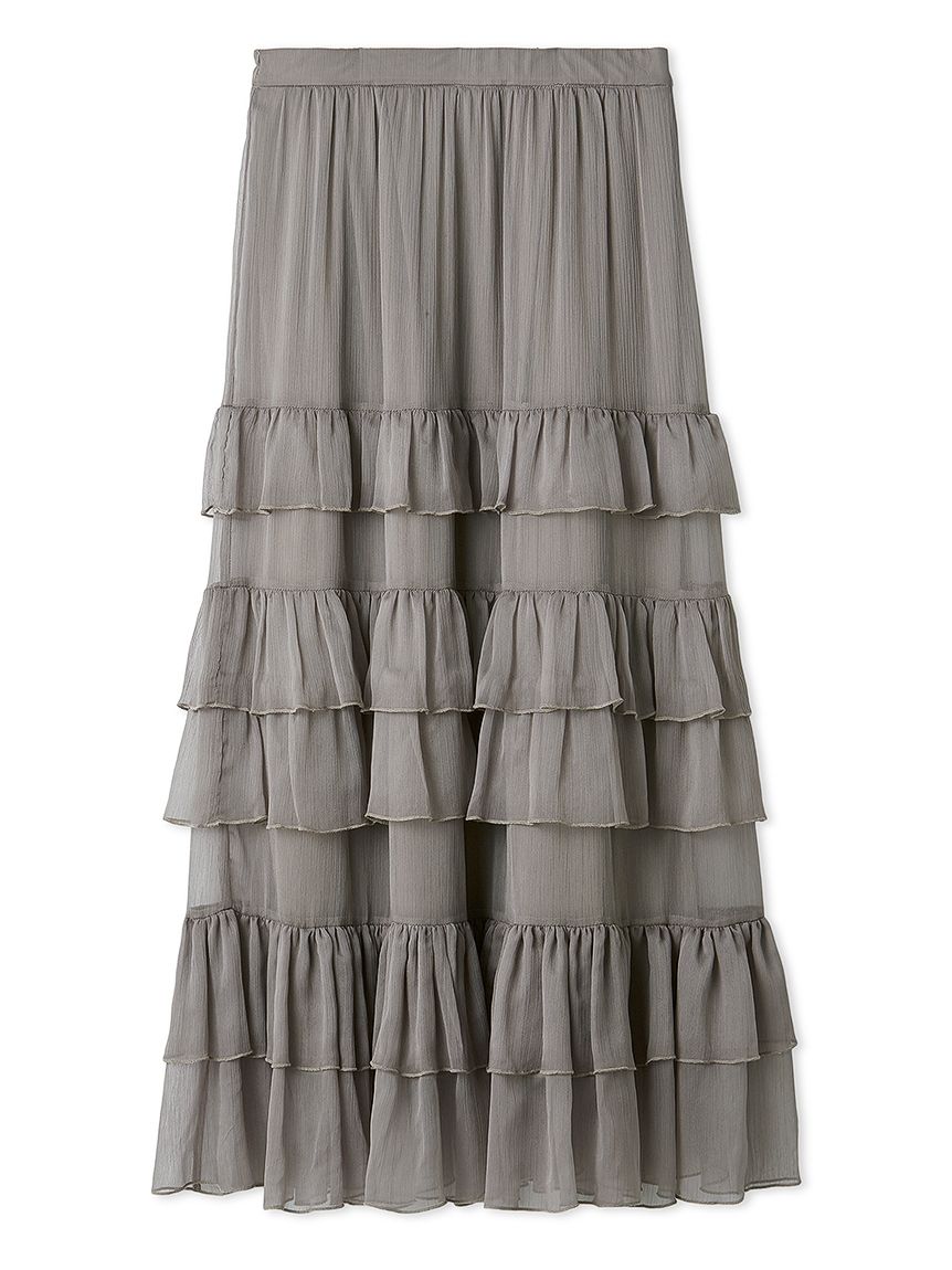 ステップフリルシアースカート(ロングスカート)｜スカート｜LILY BROWN