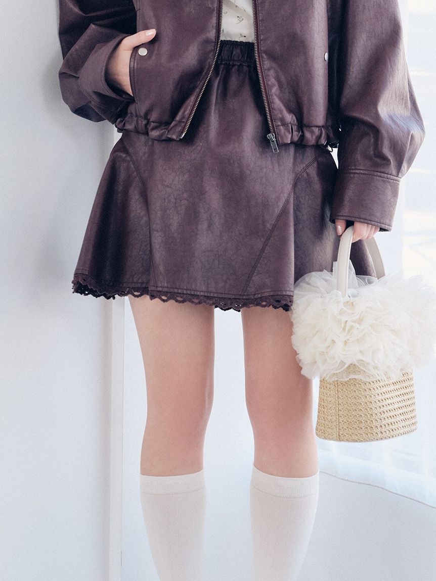 フレアミニスカート(セットアップアイテム)｜LILY BROWN（リリー