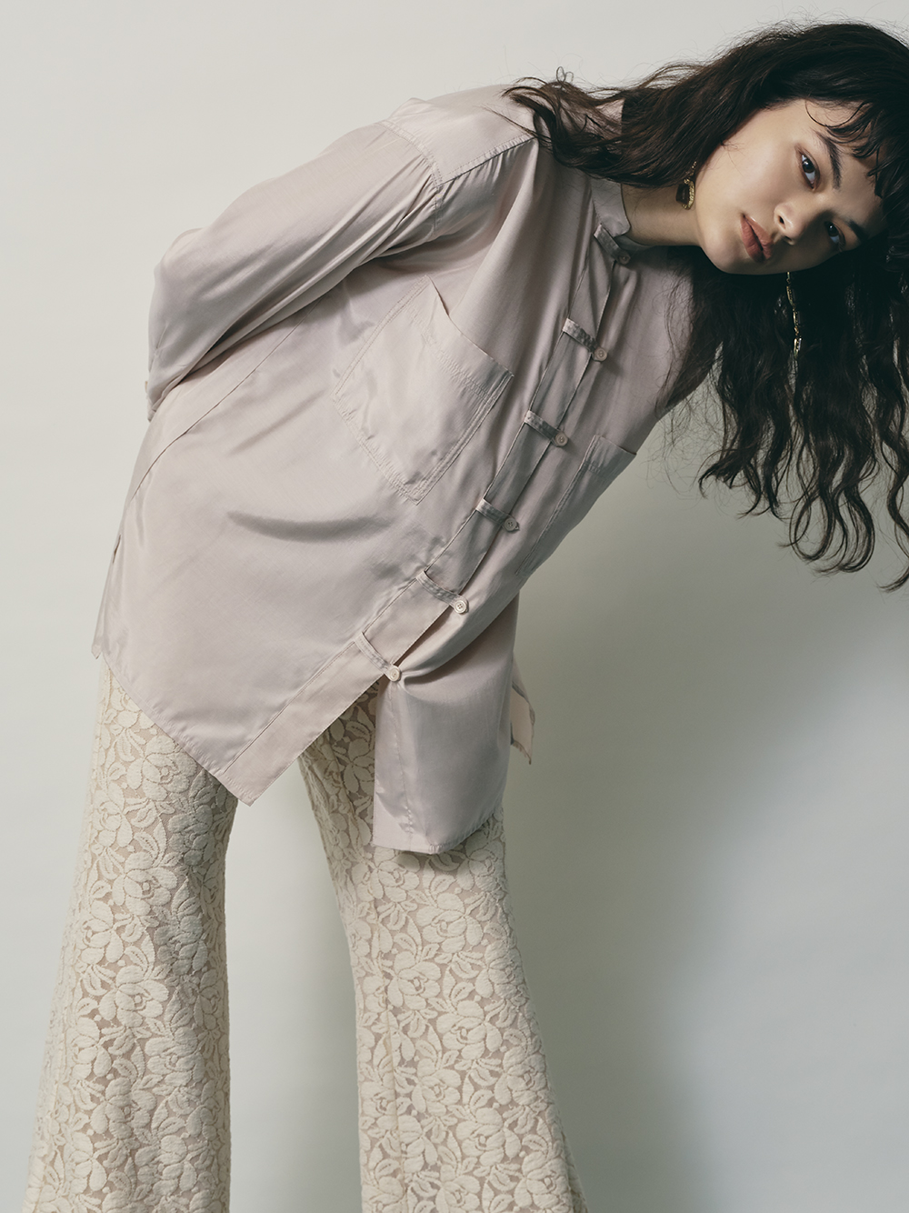 チャイナライクシャツ