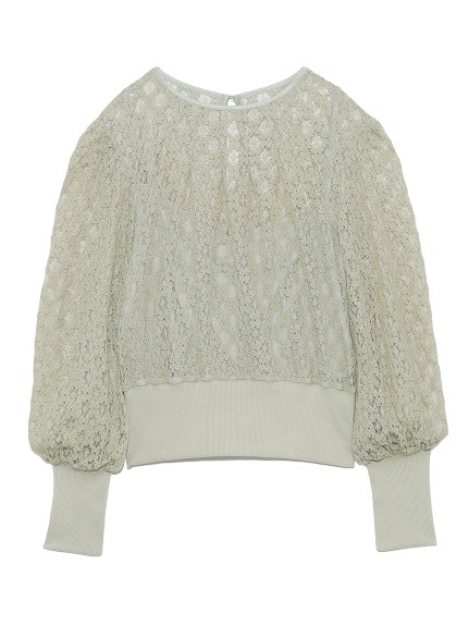 レースリブトップス