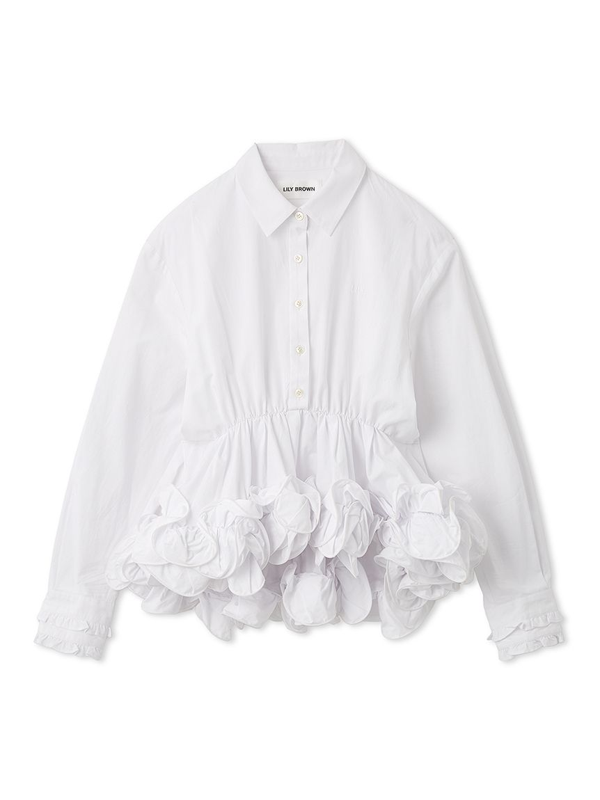ホイップフリルヘムブラウス(シャツ・ブラウス)｜トップス｜LILY BROWN