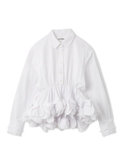 ホイップフリルヘムブラウス(シャツ・ブラウス)｜トップス｜LILY BROWN