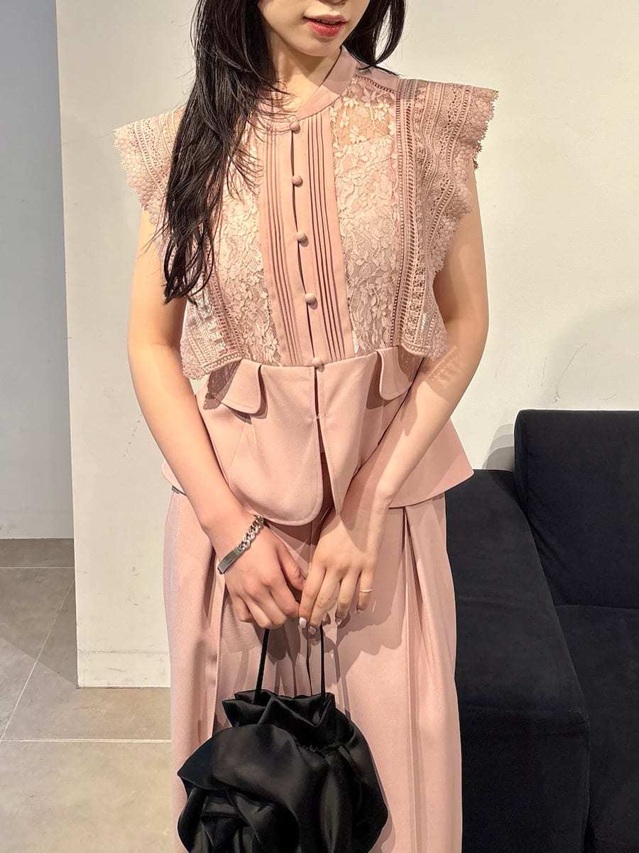 スイッチングレースブラウス(シャツ・ブラウス)｜トップス｜LILY BROWN