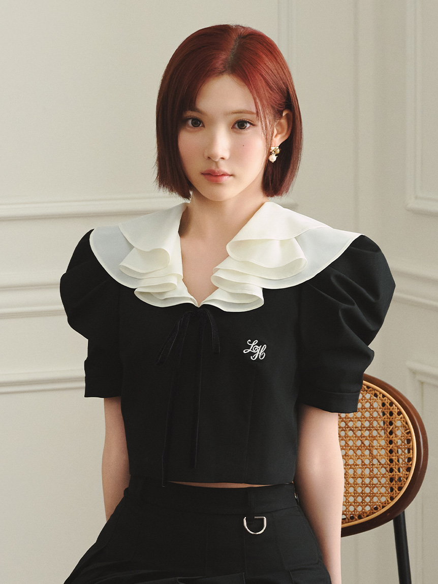 トップス lily LILY BROWN×Hearts2Hearts】フレアカラートップス(Tシャツ・カットソー
