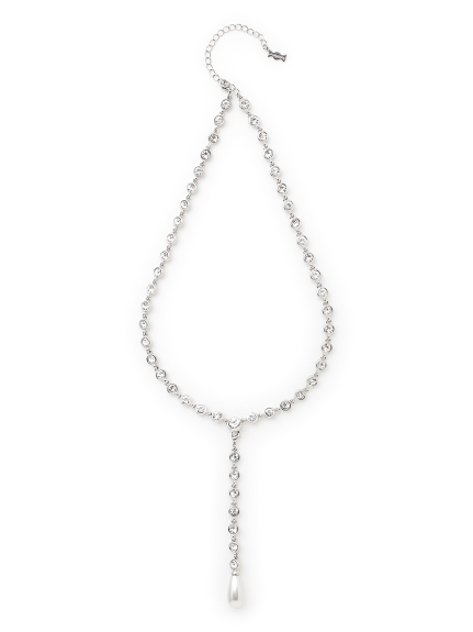 [L.B CANDY STOCK]ビジューパールネックレス