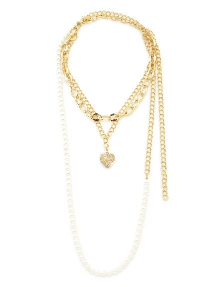 チェーンコンビネックレス