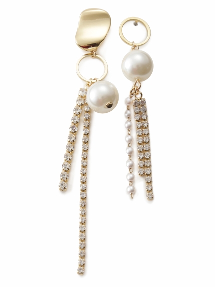 メタルビジューアシメピアス ピアス アクセサリー Lily Brown リリーブラウン の通販サイト 公式