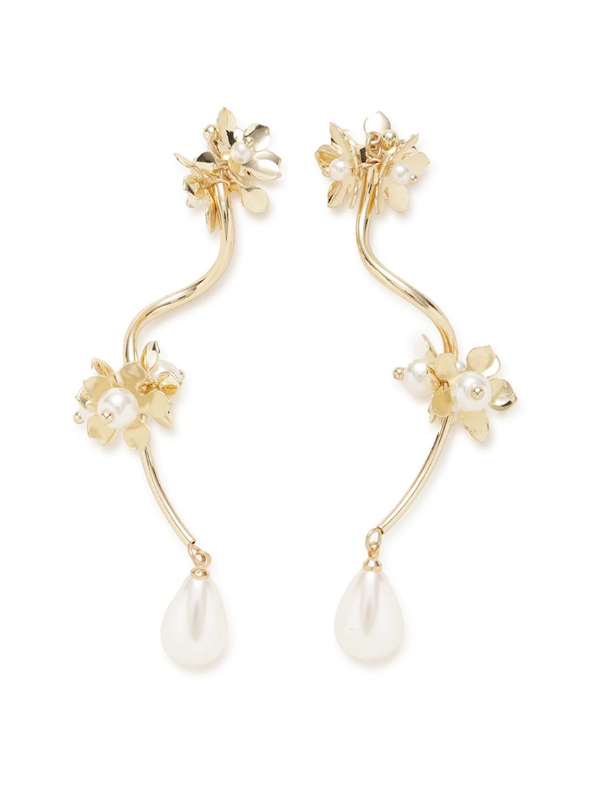 【期間限定】 フラワーパールピアス(ピアス)｜アクセサリー｜LILY BROWN アクセサリー