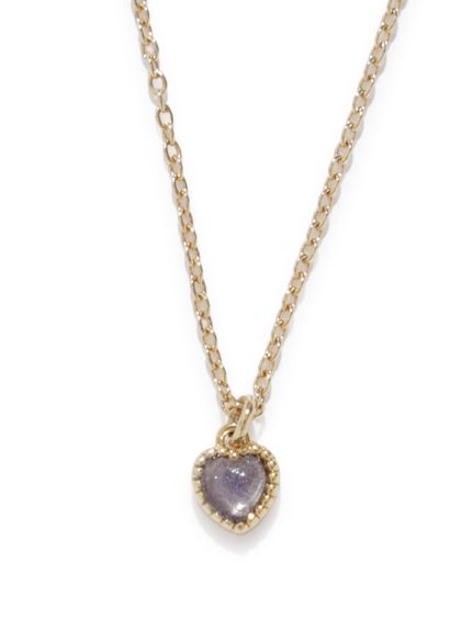 brown✕borderネックレス PERIDOT SUNBURST NECKLACE(2JN1045)K10 ネックレス｜スター