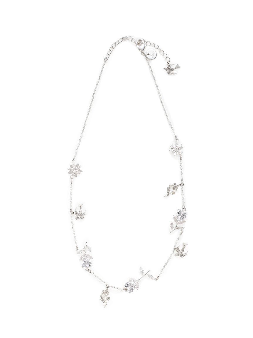 Lilywingビジューフラワーネックレス(雑貨)｜ファッション雑貨｜LILY