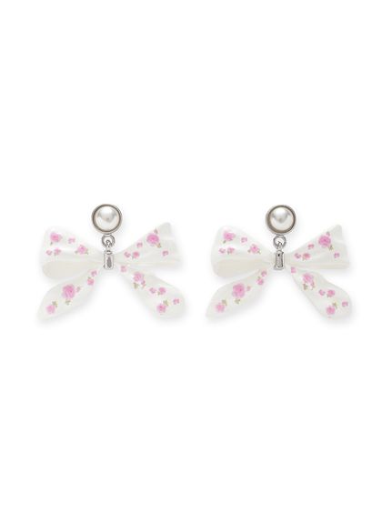 バリエーションフラワープリントピアス(雑貨)｜ファッション雑貨｜LILY