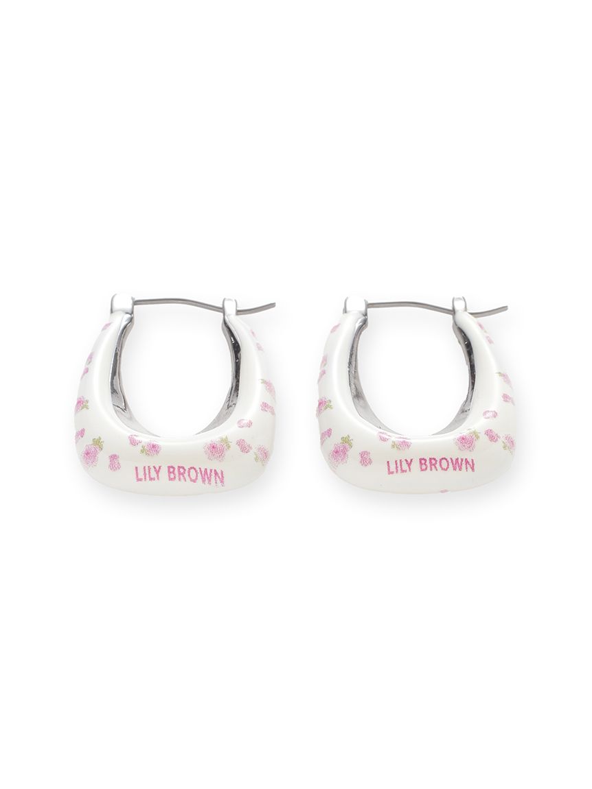 バリエーションフラワープリントピアス(雑貨)｜ファッション雑貨｜LILY