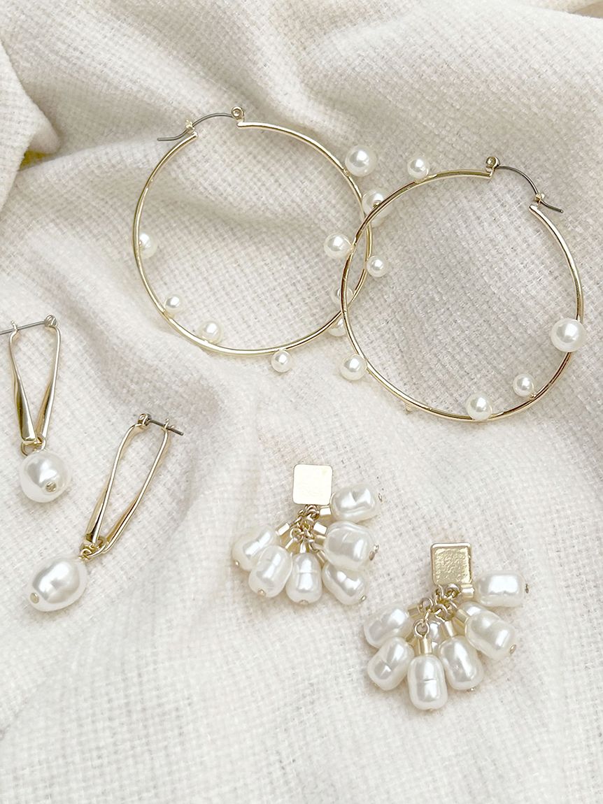 バリエーションパールピアス(ピアス)｜アクセサリー｜LILY BROWN