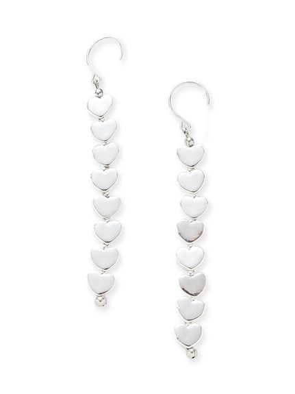 メタルハートチェーンハートピアス(雑貨)｜ファッション雑貨｜LILY