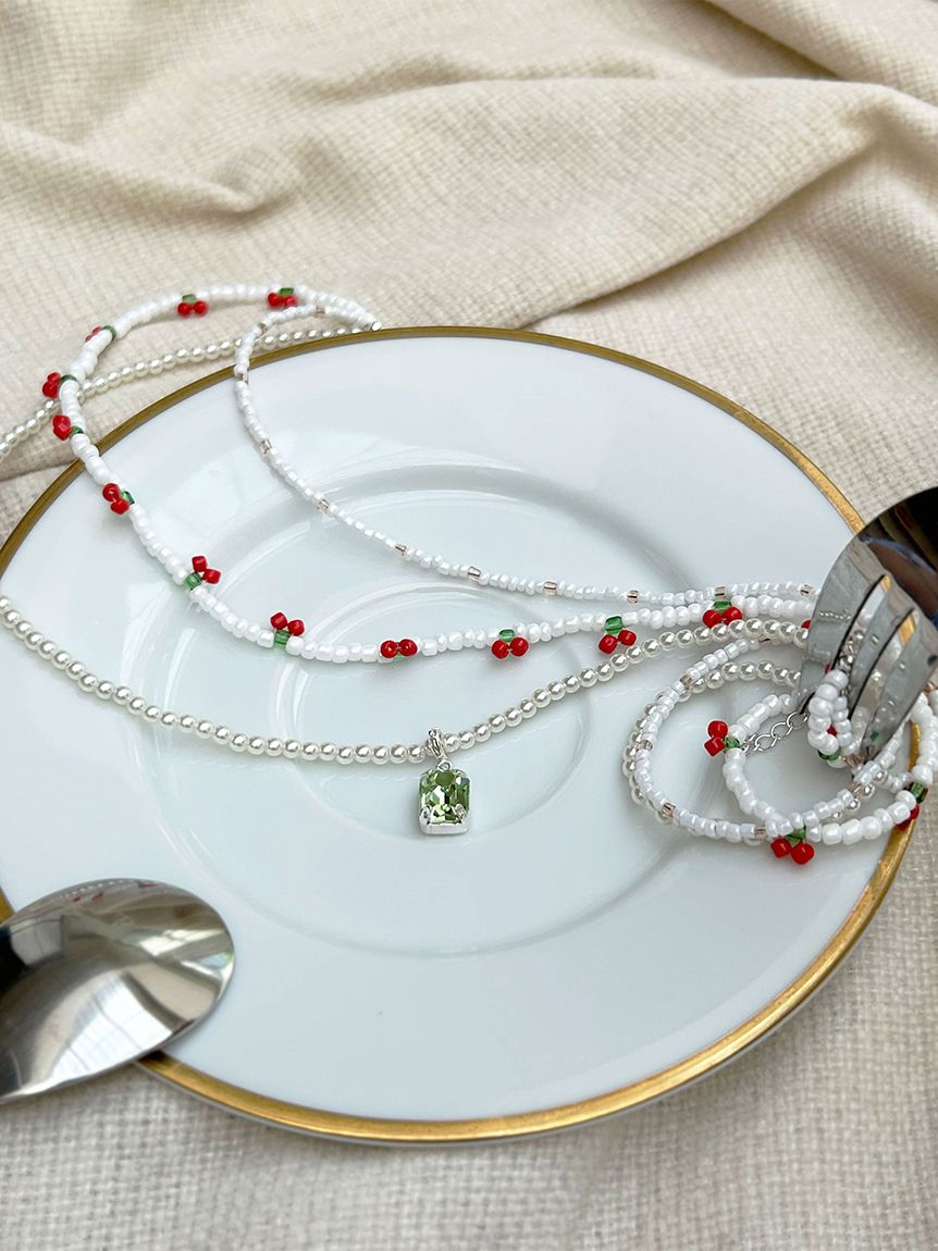 フルーツビーズネックレス(雑貨)｜ファッション雑貨｜LILY BROWN