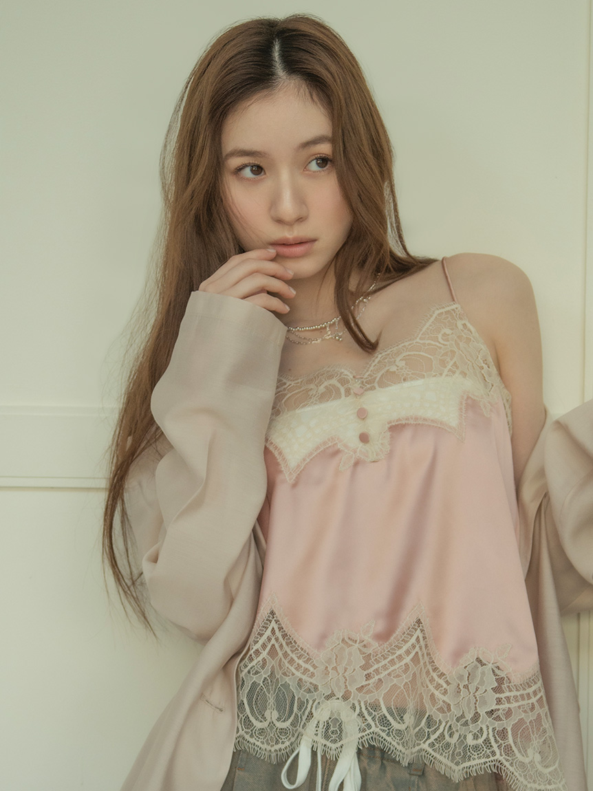 メタルハートビーズチョーカー(ネックレス)｜アクセサリー｜LILY BROWN