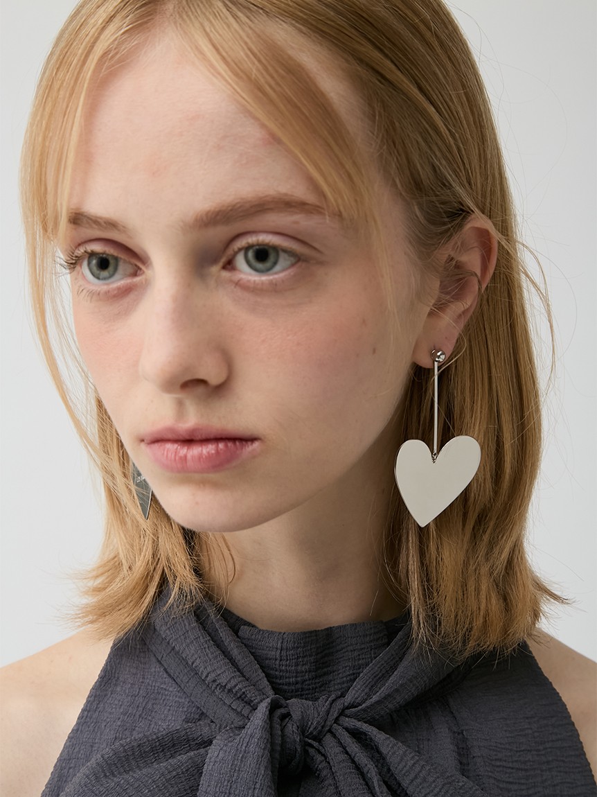 ハートプレートピアス(ピアス)｜アクセサリー｜LILY BROWN（リリー