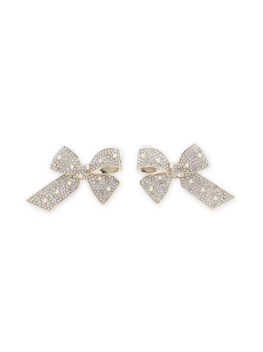 L.B CANDY STOCK] ビジューリボンピアス(ピアス)｜アクセサリー｜LILY