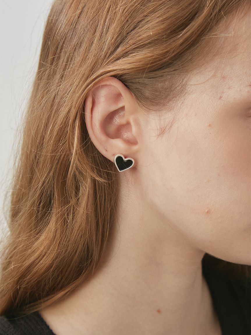 ナチュラルストーンハートピアス(ピアス・イヤリング)|ACCESSORY ナチュラルストーンハートピアス(ピアス・イヤリング)|ACCESSORY
