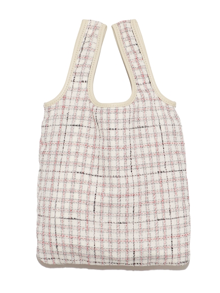 ツイードリバーシブルバッグ