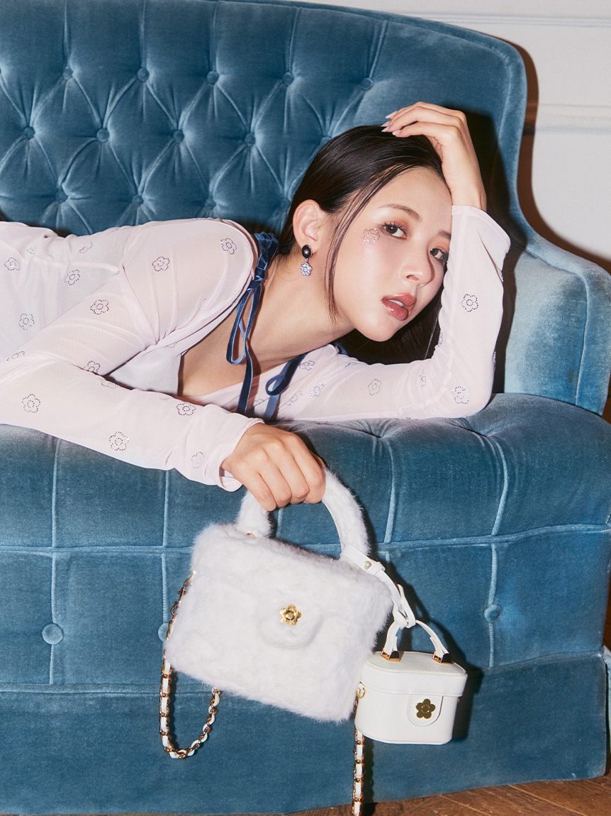限定カラー】【LILY BROWN×MARY QUANT】デイジーバニティバッグ