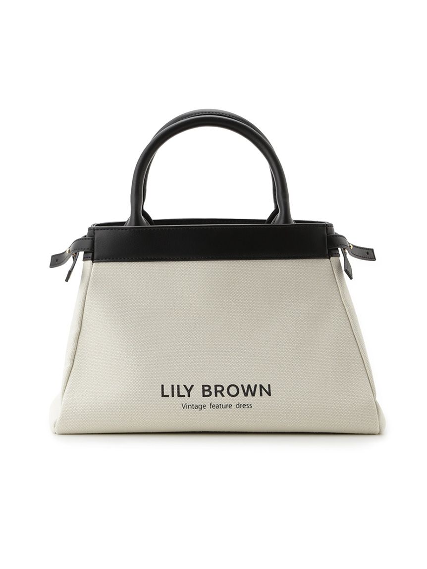 洋服通販 - 新作アイテムを バリエーションロゴキャンバスバッグ(バッグ)｜LILY BROWN バッグ