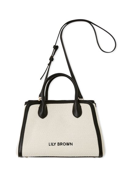 ロゴ刺繍バリエーショントートバッグ(バッグ)｜LILY BROWN（リリー
