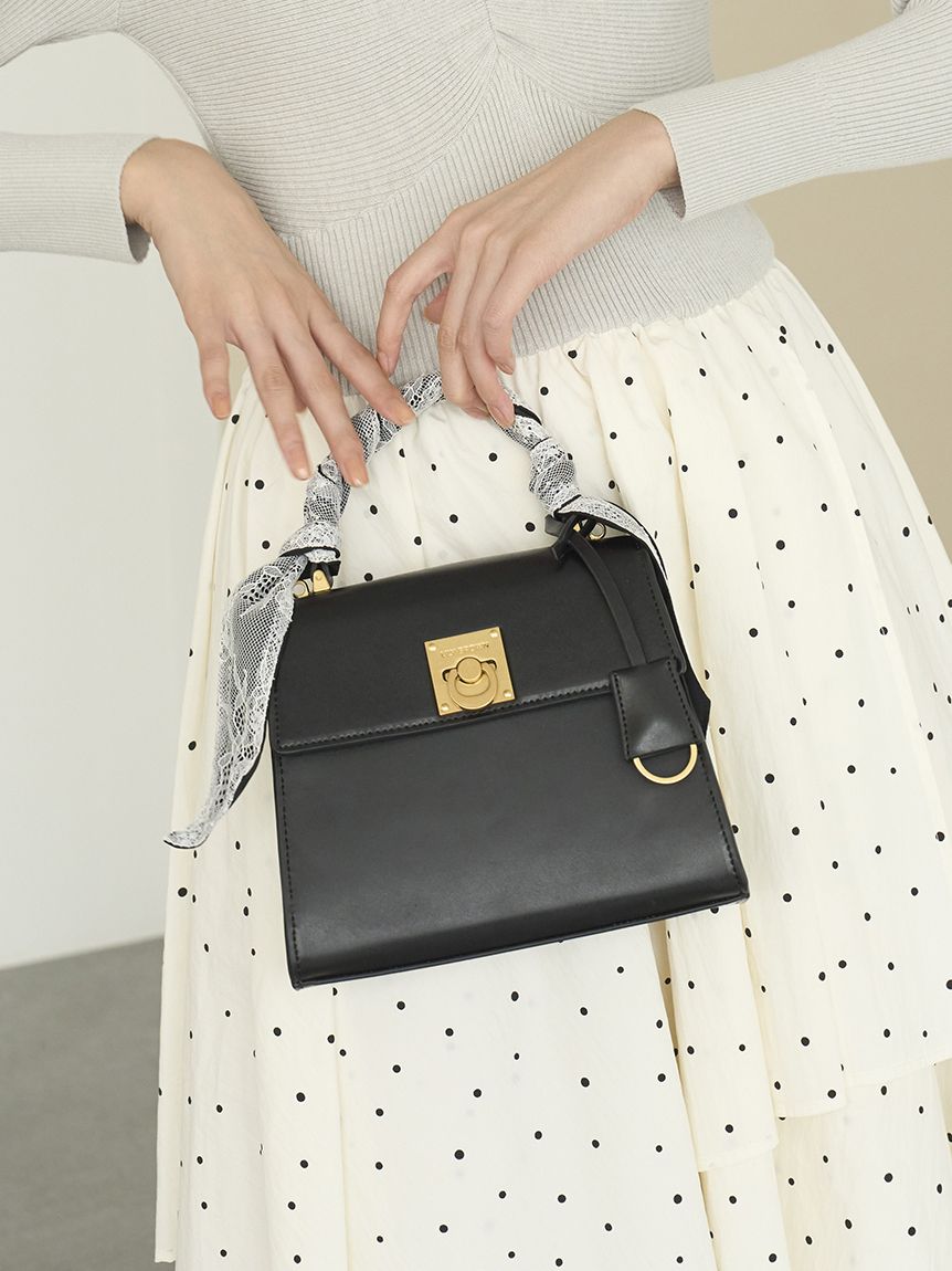 レーススカーフ付きハンドバッグ(雑貨)｜ファッション雑貨｜LILY BROWN