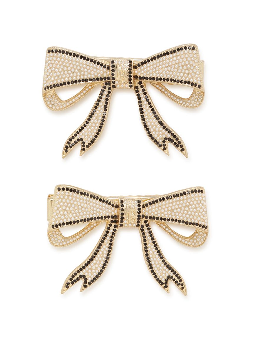 ビジューリボンヘアクリップ(ヘッドアクセサリー)|アクセサリー ビジューリボンヘアクリップ(ヘッドアクセサリー)|アクセサリー