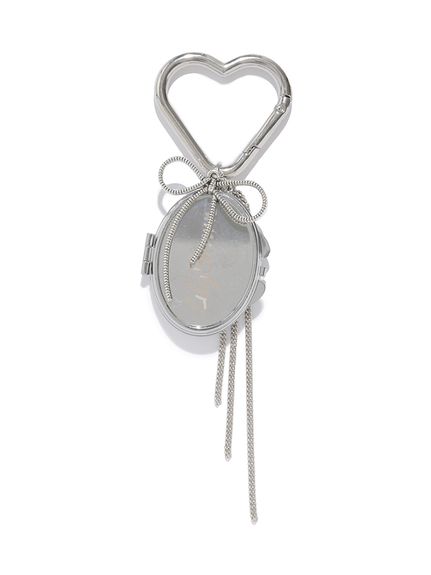 RILY キーリング Amazon.com: Aqua79 Fleur De Lis Keychain - Silver 3D